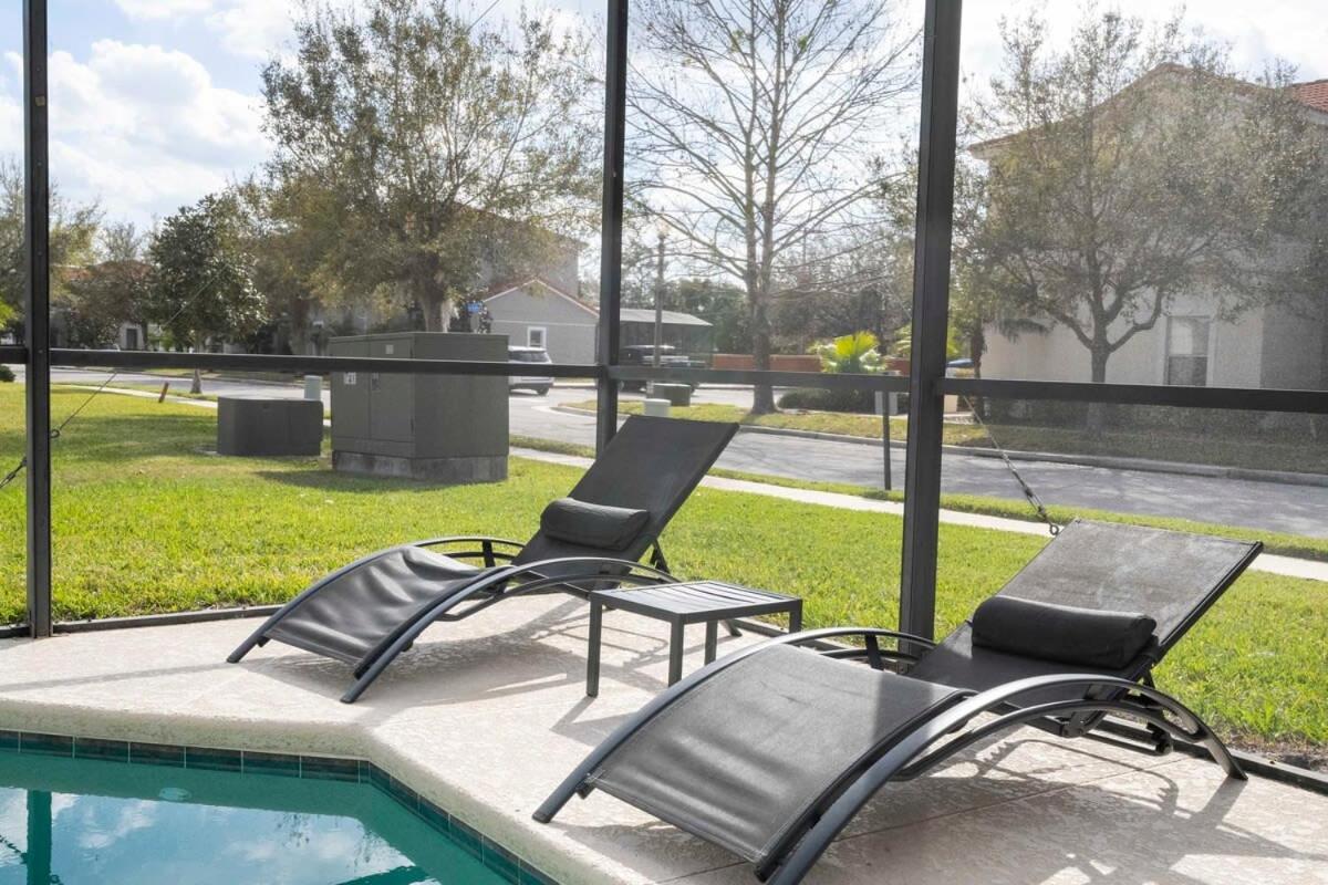 Four Bedroom W/ Screened Pool Close To Disney 4572 Kissimmee Buitenkant foto