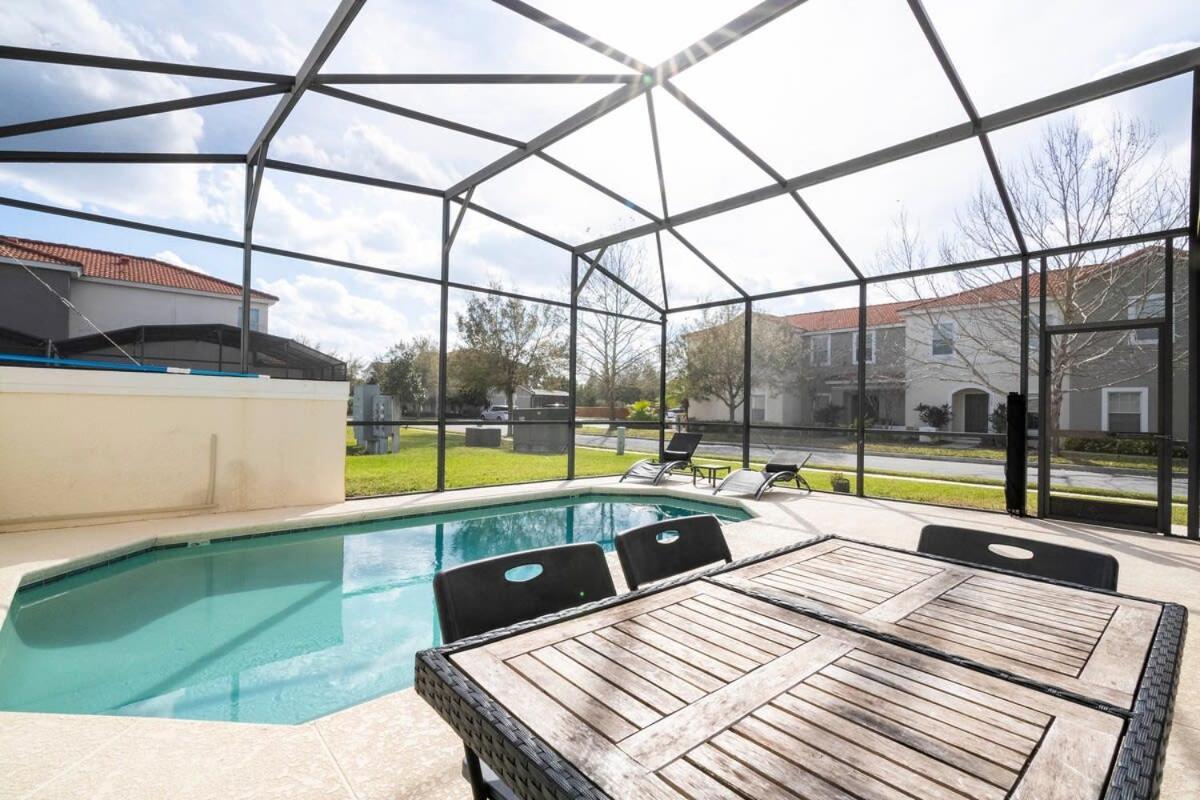 Four Bedroom W/ Screened Pool Close To Disney 4572 Kissimmee Buitenkant foto